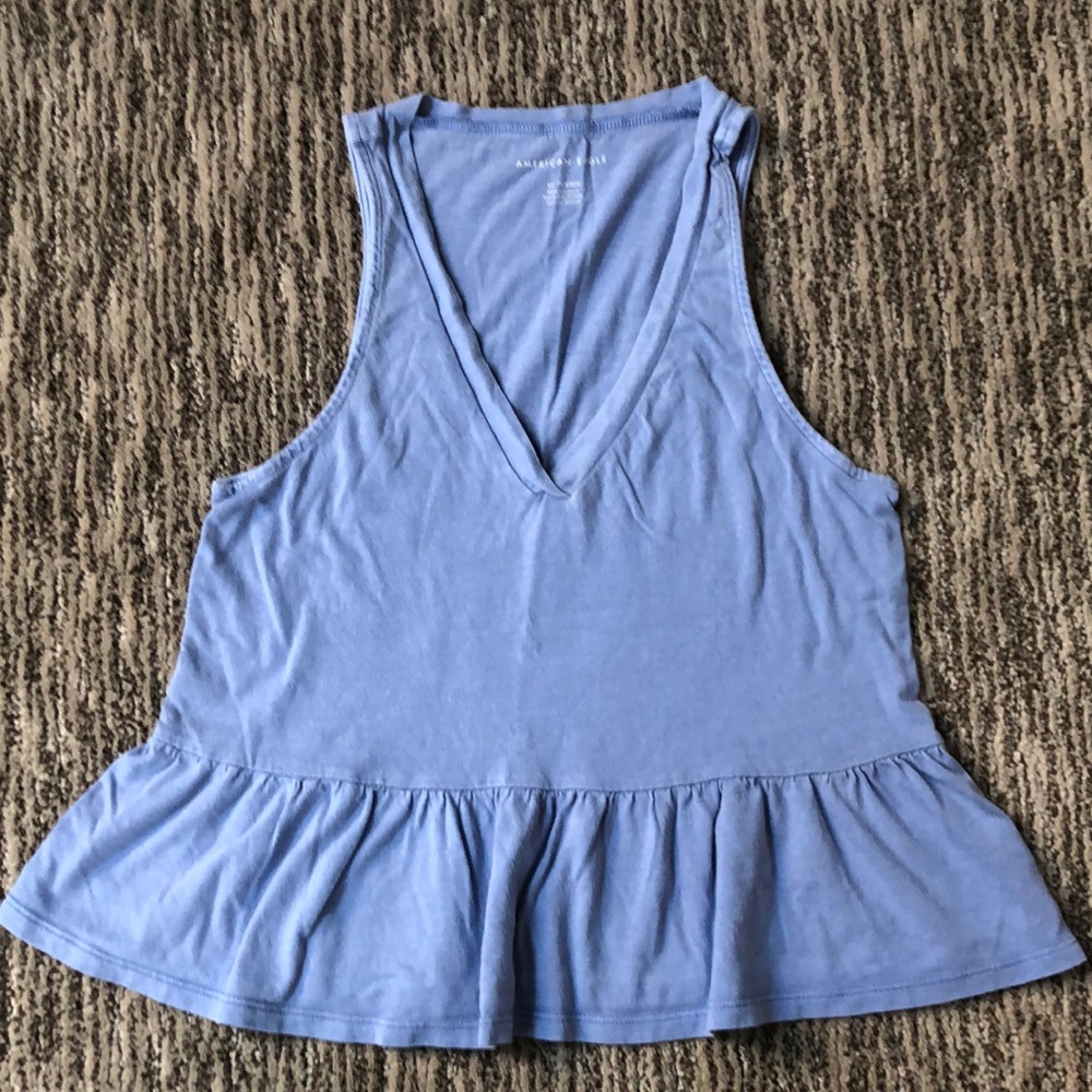 American Eagle flutter bottom tank